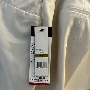 Cream women’s pants, size 14 curvy